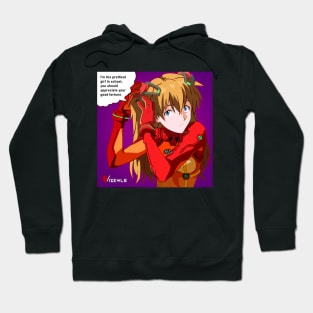 Asuka Langley Soryu | Neon Genesis Evangelion | Pop Art Hoodie